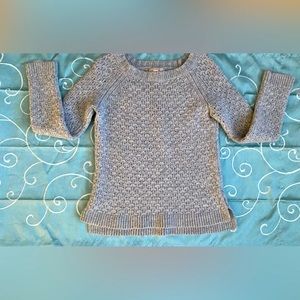 Banana Republic grey size medium warm knit Italian yarn  sweater